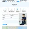 Medicine store contact page design in bootstrap