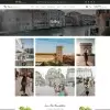 Online tourism image gallery page html