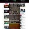 Public news website template home page