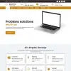 Responsive electrical website template home page