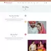 Bride & groom love story page design