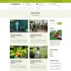 Gardening blogs and tips web template