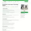 Institute course details page html design