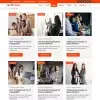 Software website template blog page