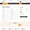 eCommerce website template checkout page