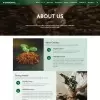 Gardener template about us web page