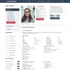 Users detailed profiles with photos, personal details, preferences, and interests