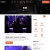 Music performance blogs page html