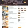 Tourism entertainment blogs list responsive web page