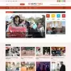 Newspaper website template home page