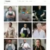 ists all the courses taught by the chef with direct connect links