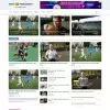 Bootstrap 5 designed sports news publication page layout