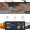 Law firm website template home page