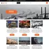 Manufacturing factory services page html