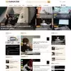 News magazine website template home page