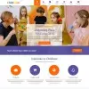 Childcare website template main page