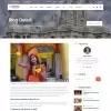 Indian temple website template news details web page