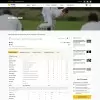 Local cricket club match live scorecard page