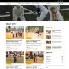 News listing page displaying recent cricket news and social sharing options