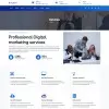 Small IT company services page bootstrap 5