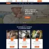 Home builder website template responsive main page preview