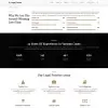 Legal services and practice areas in law firm website template