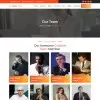 Team page for software development company