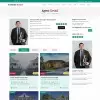 Realtor real estate business team member details page web design