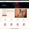 Fashion design template about us page