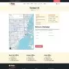 Pizza shop template responsive pafe for inquiry, contact, and location on map