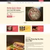 Pizza website template free download home page to elevate your pizzerias online presence