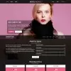 Modeling portfolio website template html