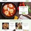 Recipe cooking website template in bootstrap 5