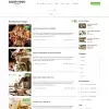 Recipes listing page with image and short description