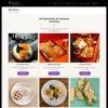 Services page to show catering packages, and meal preparation services