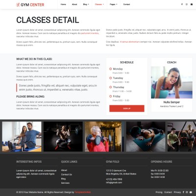 Freestyle training class details html