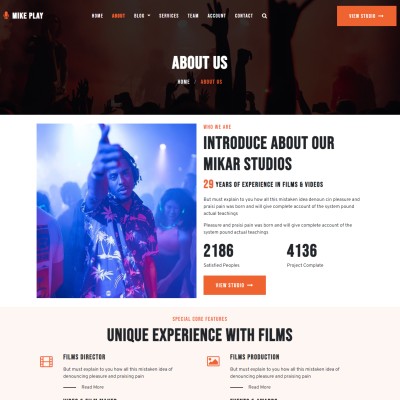 Music group details page bootstrap5