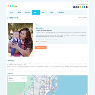 Babysitters to create and showcase their profiles