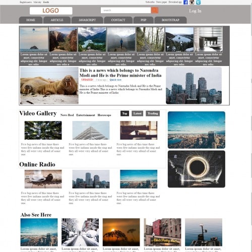 Download Free Web Template | Themes | Responsive Website | Html