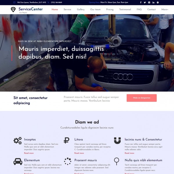 Automotive Service Home Page