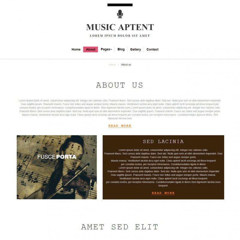 Best Free Music Website Template Html5 Bootstrap 2020
